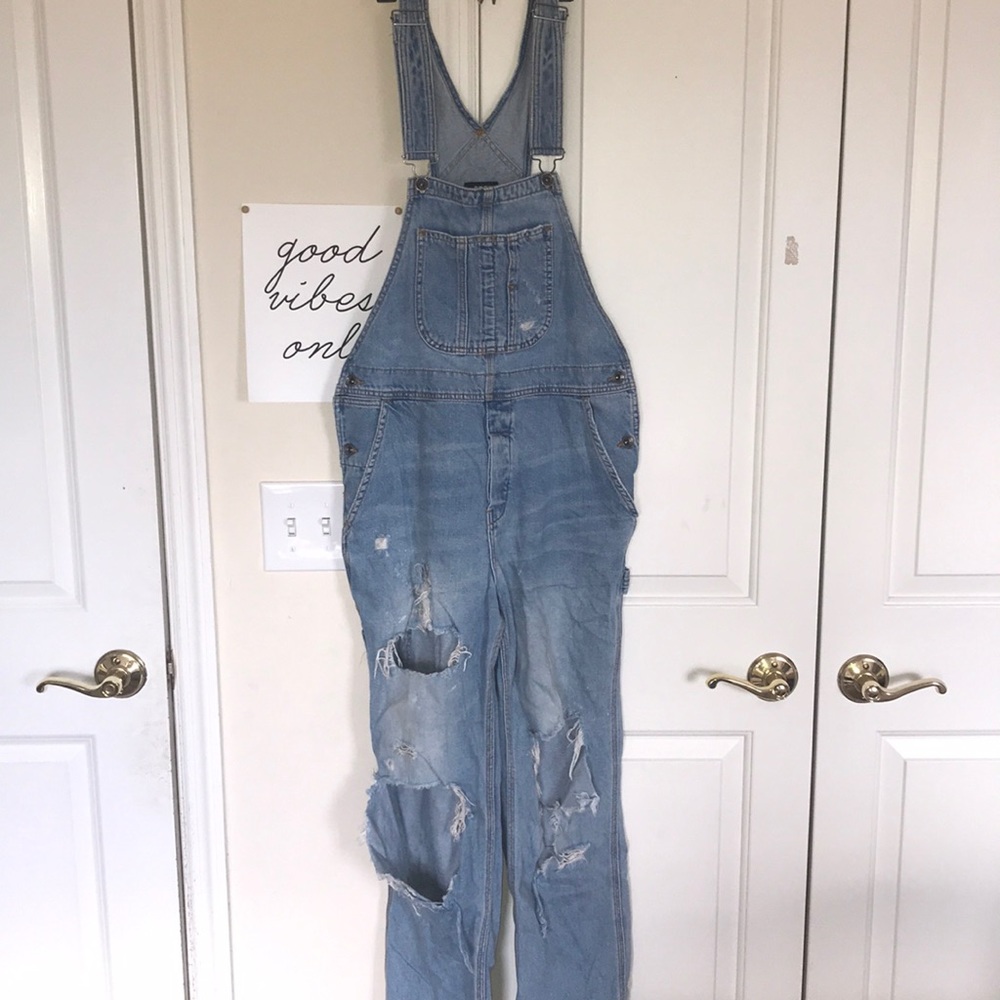 Urban Outfitters Distressed Overalls